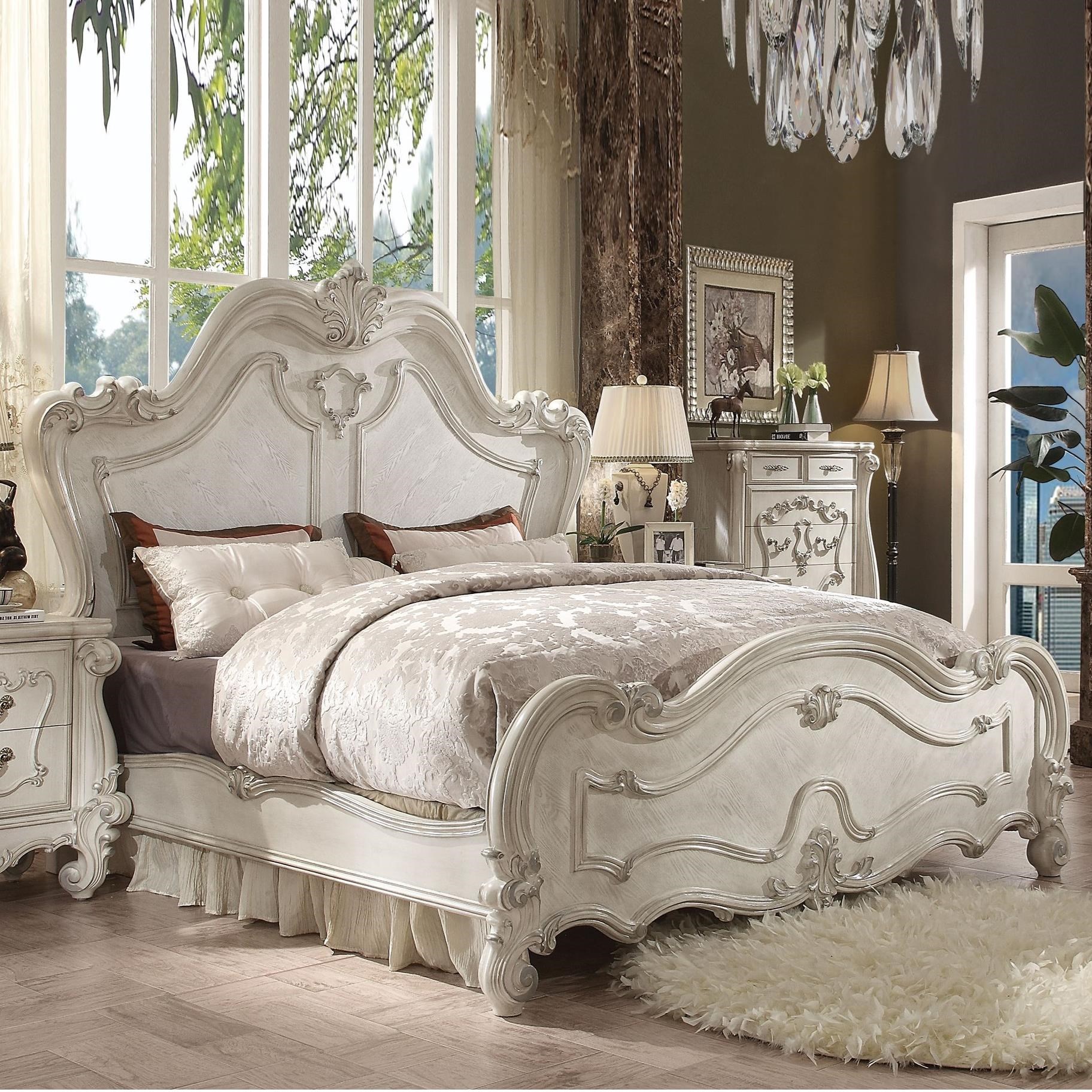 Versailles upholstered bed sale